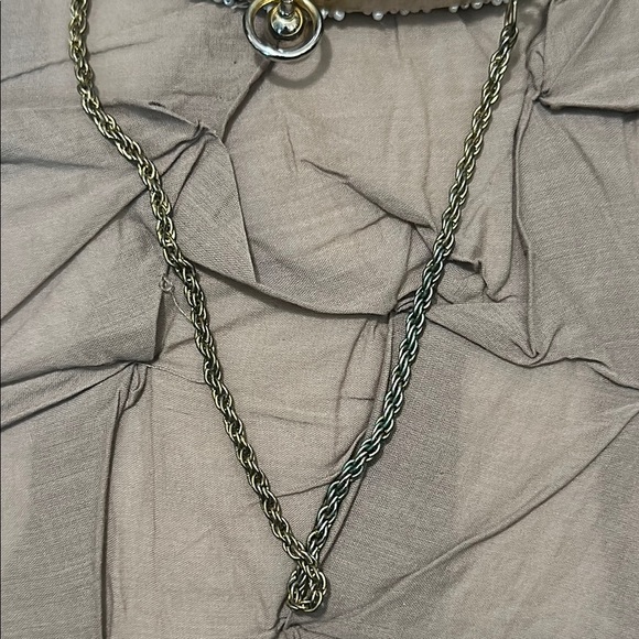 La Regale Satin Clutch in Cream - Picture 5 of 6